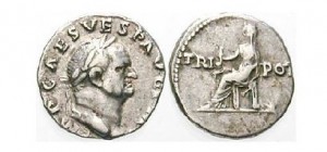 Denár cisára Vespasiana